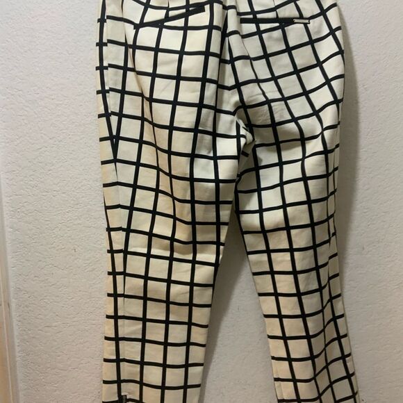 Black Label by Chico's White and Black checkered Pants (Size 0.5) 6.5 US - Picture 4 of 11